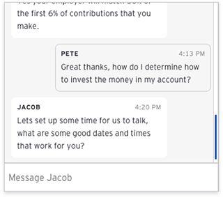 Receive professional guidance